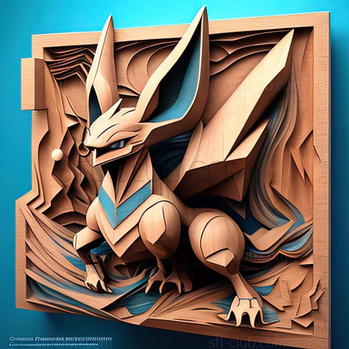 3D model Lost Leader Strategy Lucario Wave Bomb of Anger (STL)